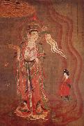 unknow artist Guanyin as-guide of the souls, from Dunhuna china oil painting artist